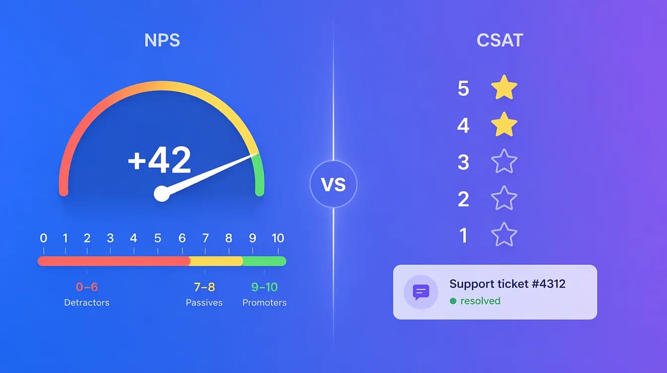 NPS vs CSAT: Which Metric to Use